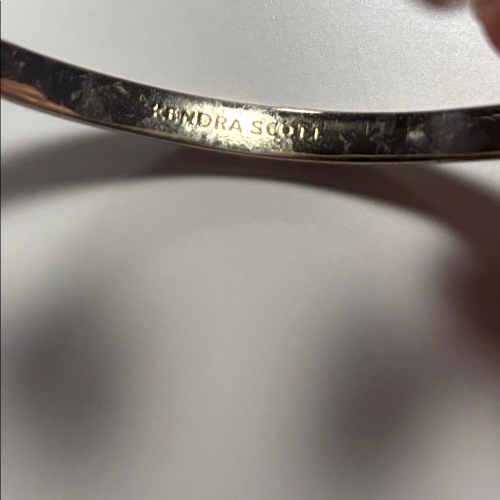 kendra scott gold and pink gem bracelet! - Picture 2 of 4